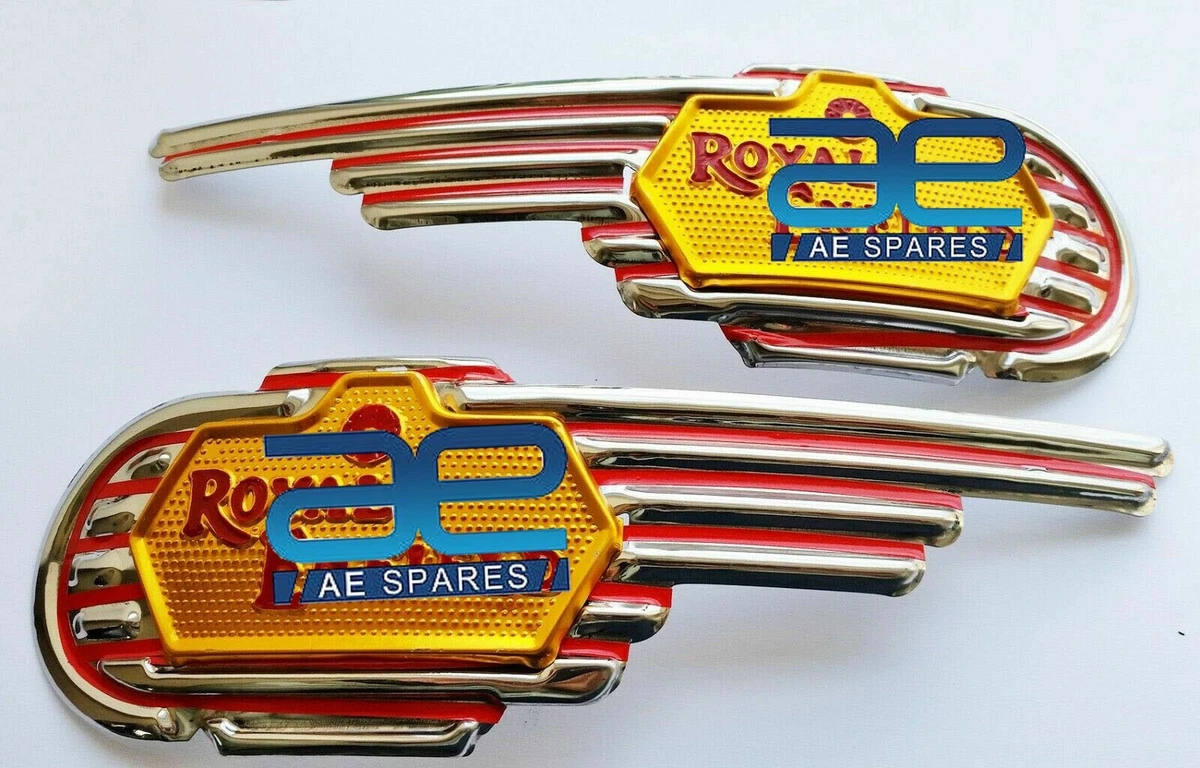 For Royal Enfield Petrol Fuel Tank Logo Decals Badge Emblem