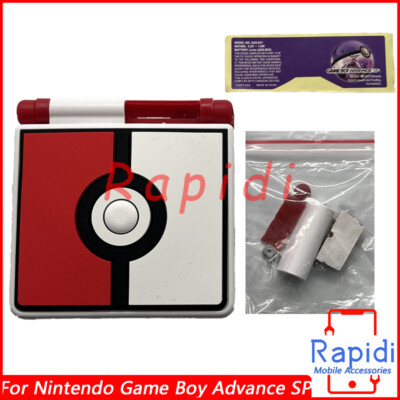 Replacement For Nintendo Game Boy Advance SP 3D Pokeball  Housing Shell