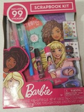Barbie Scrapbooking Kit - Includes 99 Stickers, Scrapbook, Markers  More