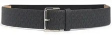 Michael Kors Logo Print Stretch Belt
