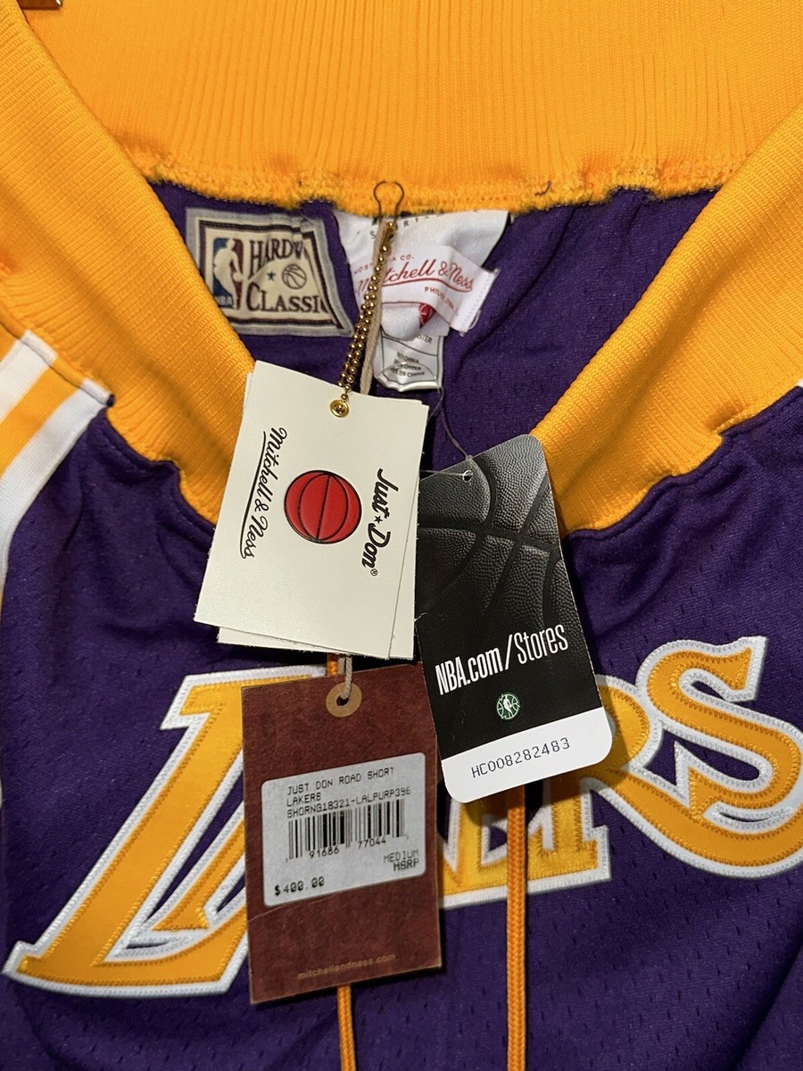 Just Don Mitchell & Ness NBA Shorts Men's M Los Angeles Lakers