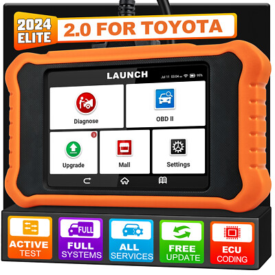 LAUNCH Creader Elite 2.0 Für TOYOTA Profi KFZ OBD2 Diagnosegerät ALLE SYSTEM