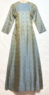 Ao Dai TT-153 Lua To Tam Ha Dong Size XL Blue/Green/Silver Mulberry Silk