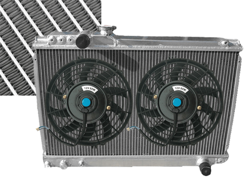 3ROW Aluminum Radiator For 1986-1992 TOYOTA SUPRA MK3 SOARER MZ20 7MGTE MT - Picture 9 of 10