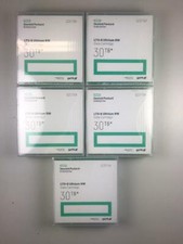 HP LTO-8 Tape Cartridge 5 Pack Q2078A Ultrium 30TB- Storage Data - NEW