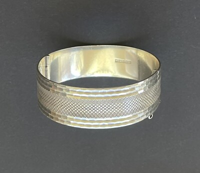 pryground シュウト　 009-ROD-BANGLE Vintage RPH Solid Sterling Silver 925 Bangle Bracelet Geometric