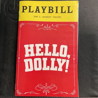 Hello Dolly! Broadway Playbill September 2017 Shubert Theatre Donna Murphy