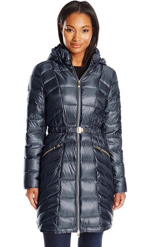 New Via Spiga women's metallic packable 