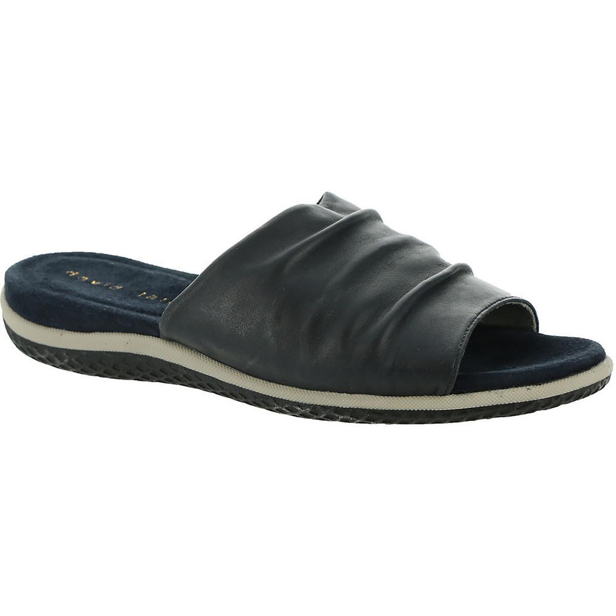 Женские шлепанцы Soda Black Slide Slippers от David Tate, 11 узких (AA,N) BHFO 3272