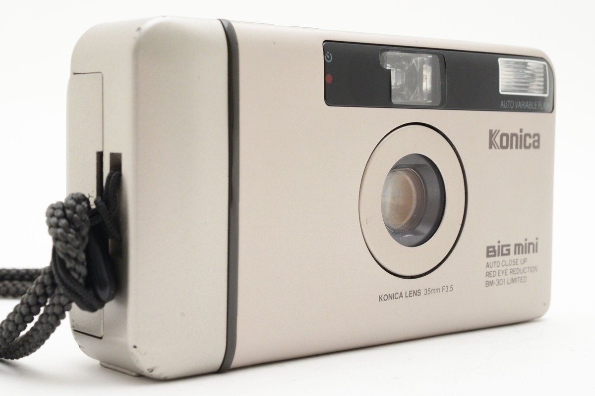 Konica Big mini BM-301 Limited 35mm Point & Shoot Silver [Exc