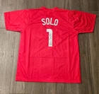 Hope Solo Signed Team USA Women's Soccer Jersey (JSA COA) 2xGold Medalist