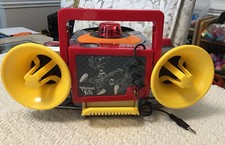 Disney Phineas and Ferb PF500B Boombox CD Player w/Siren Light - TESTED  WORKS 