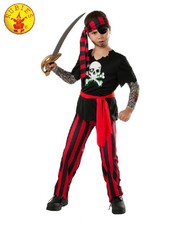 Tattooed Pirate Costume - Child-Medium - Rubies