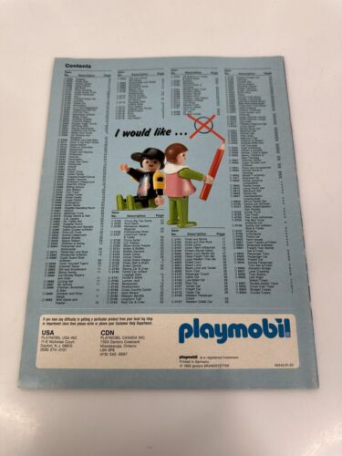Vintage 1993 Playmobil Consumer Catalog Brochure Germany HTF - Picture 2 of 3