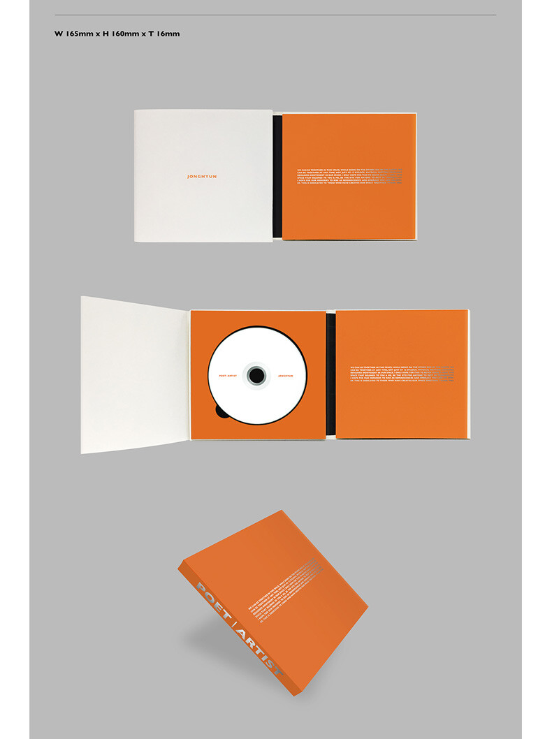 SHINEE JongHyun - Poet l Artist (KPOP Sealed)+86p