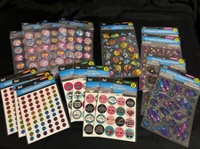 Lot Of Stickers Foil, Pop Up, Laser, FULL PAGES - 546 Total Stickers