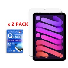 2 PACK High Quality Tempered Glass Screen Protector for Apple iPad Mini 7 2024