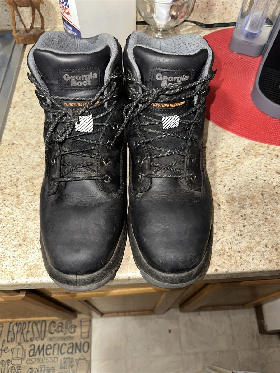 Georgia boot steel shop toe shoes