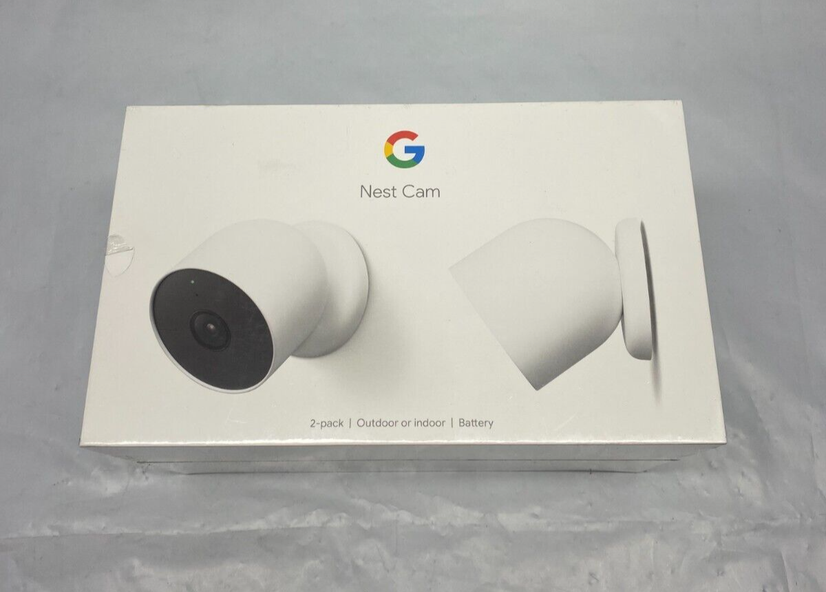 Google Nest Cam Outdoor or Indoor, Battery - 2nd Generation - 2 Google Nest Cam Outdoor or Indoor, Battery - 2nd Generation - 2