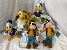 Disney Plush Goofy, Pluto, Donald Duck New With Tags 9 Lot Mickey Unlimited