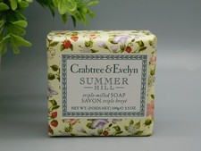 Crabtree Evelyn Summer Hill Triple Milled Soap 3.5 oz New