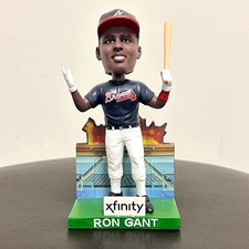 Ron Gant Bobblehead Atlanta Braves 2023 Xfinity 1993 Press Box Fire NIB