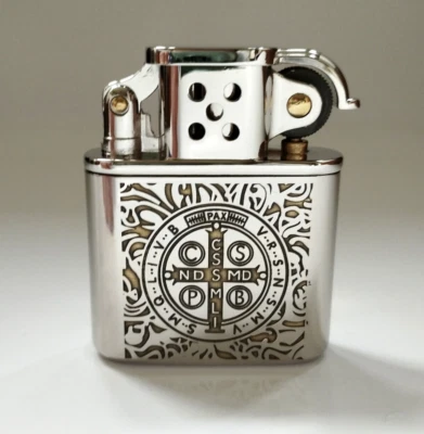 Zorro 506 Constantine Silver Chrome, Brass Petrol Lighter (Limited Edition)