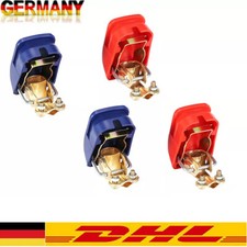 4x Batterieklemmen Polklemmen Batterie Klemmen KFZ Schnellverbinder Autobatterie