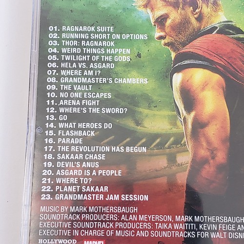Thor Ragnarok CD Music Jewel Case New Sealed Hole Punch in Case - Imagen 4 de 5