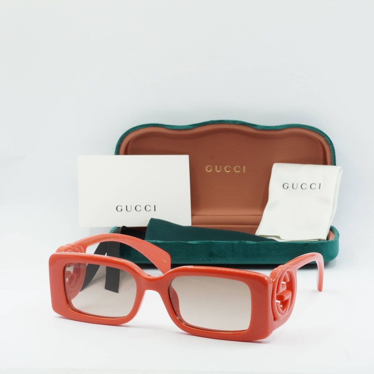 New GUCCI GG1325S 005 Red/Brown Gradient 54-19-140  display picture 1
