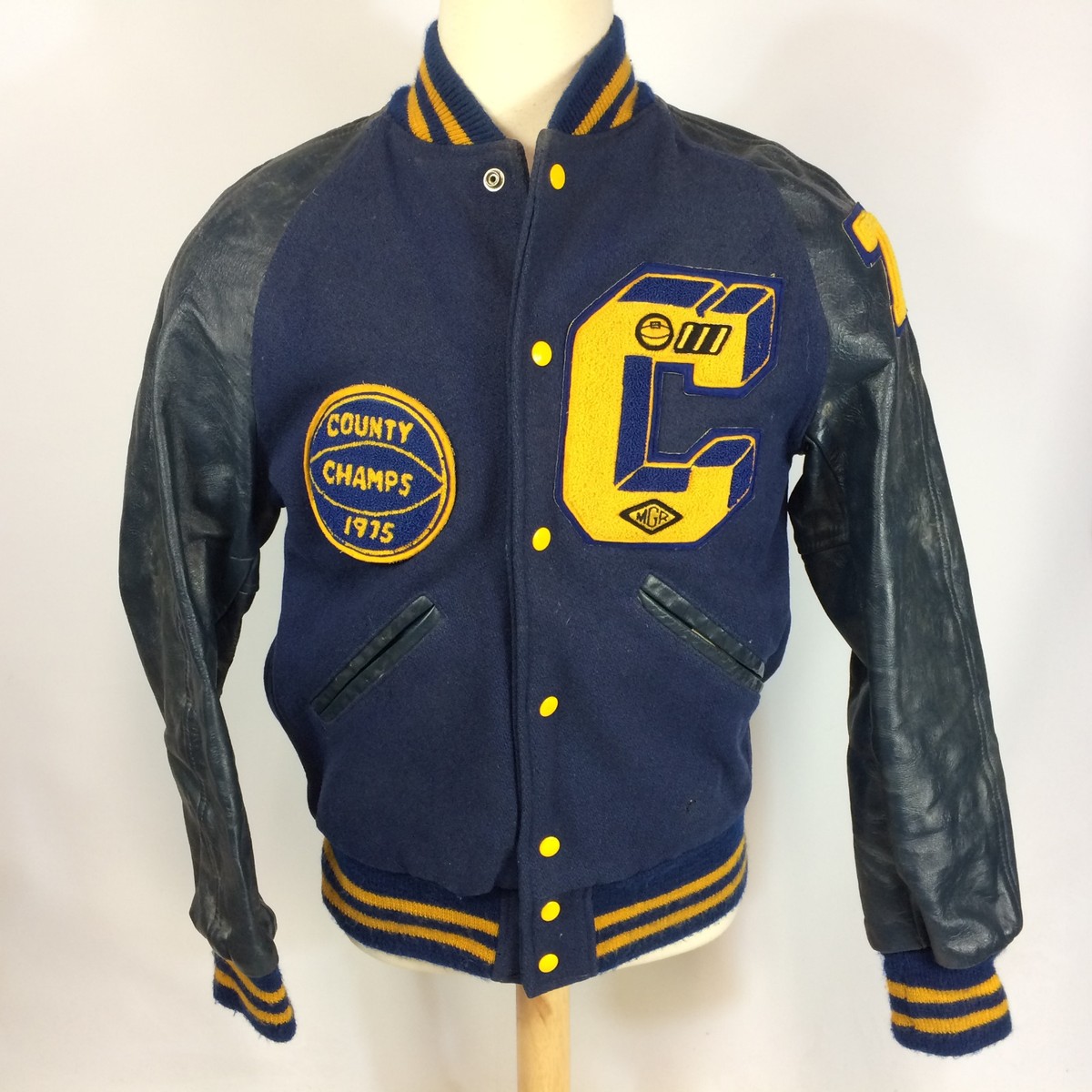 Vtg 70's Evansville Newburgh Castle High School Lettermen Jacket