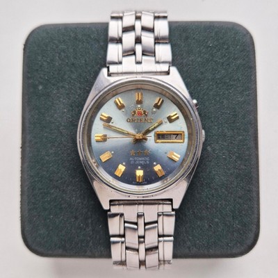 Vintage ORIENT Tristar 3 Sterne AAA Kristall LH L469711 Japan Herren...