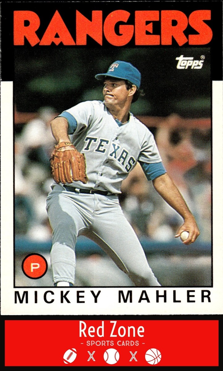 1986 Topps Traded - #68T Mickey Mahler NM Set Break. | eBay