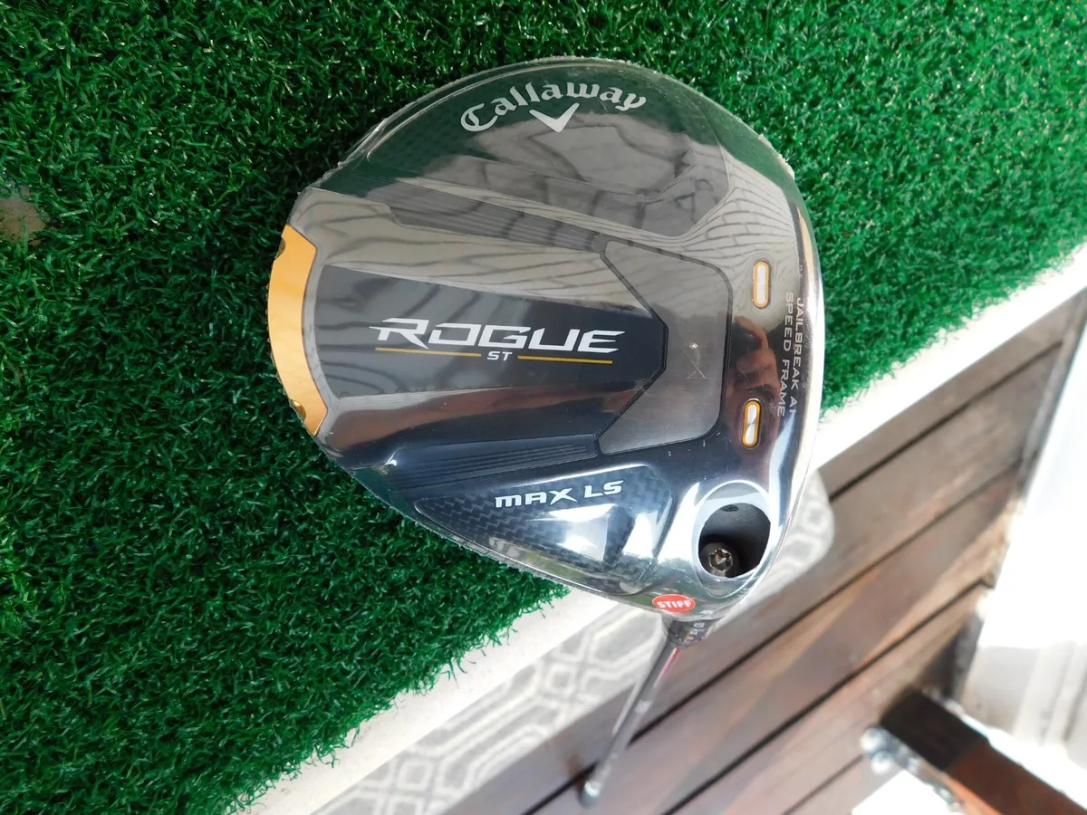 Callaway Rogue ST Max LS 9.0* Driver w/ TENSEI White AV Series 65g Stiff  Flex