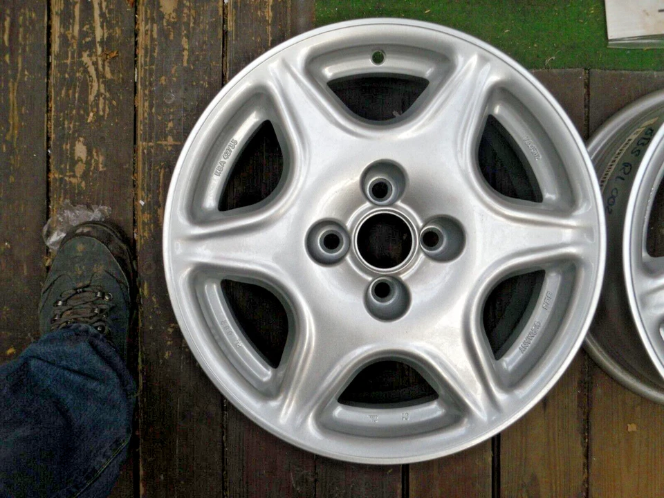 7x15 ET35 BBS RL 002 ORIGINAL Alufelgen LK 4x100 VW OPEL 2 STÜCK NEU UNBENUTZT - Bild 3 von 4