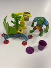 Retro Catapult 100% Complete Vintage 1989 Playmates TMNT Ninja Turtles w/ Figure