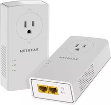 NETGEAR - Powerline 2000  Extra Outlet - White