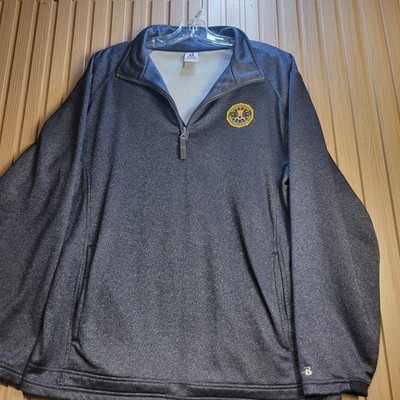 Badger Sport FBI Federal Bureau of Investigation 1/4 Zip Pullover Jacket Mens M