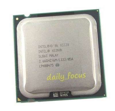   Xeon x3330 2.66GHz GHz Socket 775 4 cores 4t SLB6C CPU Processor 6MB @zx