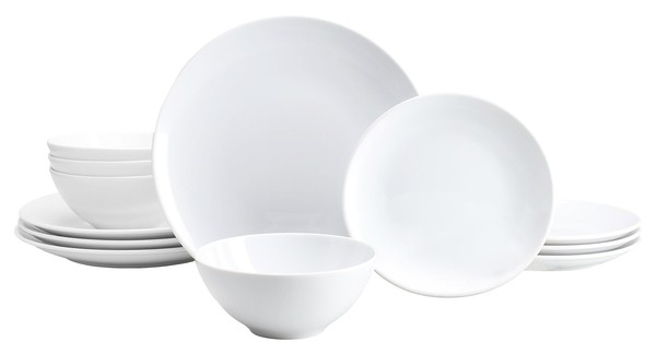 Creatable 24984 Serie Bistrot Weiss Tafelservice 12-Tlg. Geschirrset 4 Personen-image