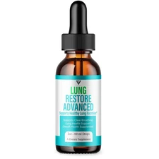 Lung Restore Drops, LungRestore Advanced Lung Flow Support Drops (2oz)