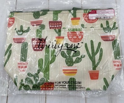 Thirty-one Essential Storage Tote Bag Cactus Cuties Desert Succulent Plants