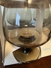 Set Of 4 Vintage Libbey Smoky Brown Tawny Accent Brandy Snifters In Box — photo 5