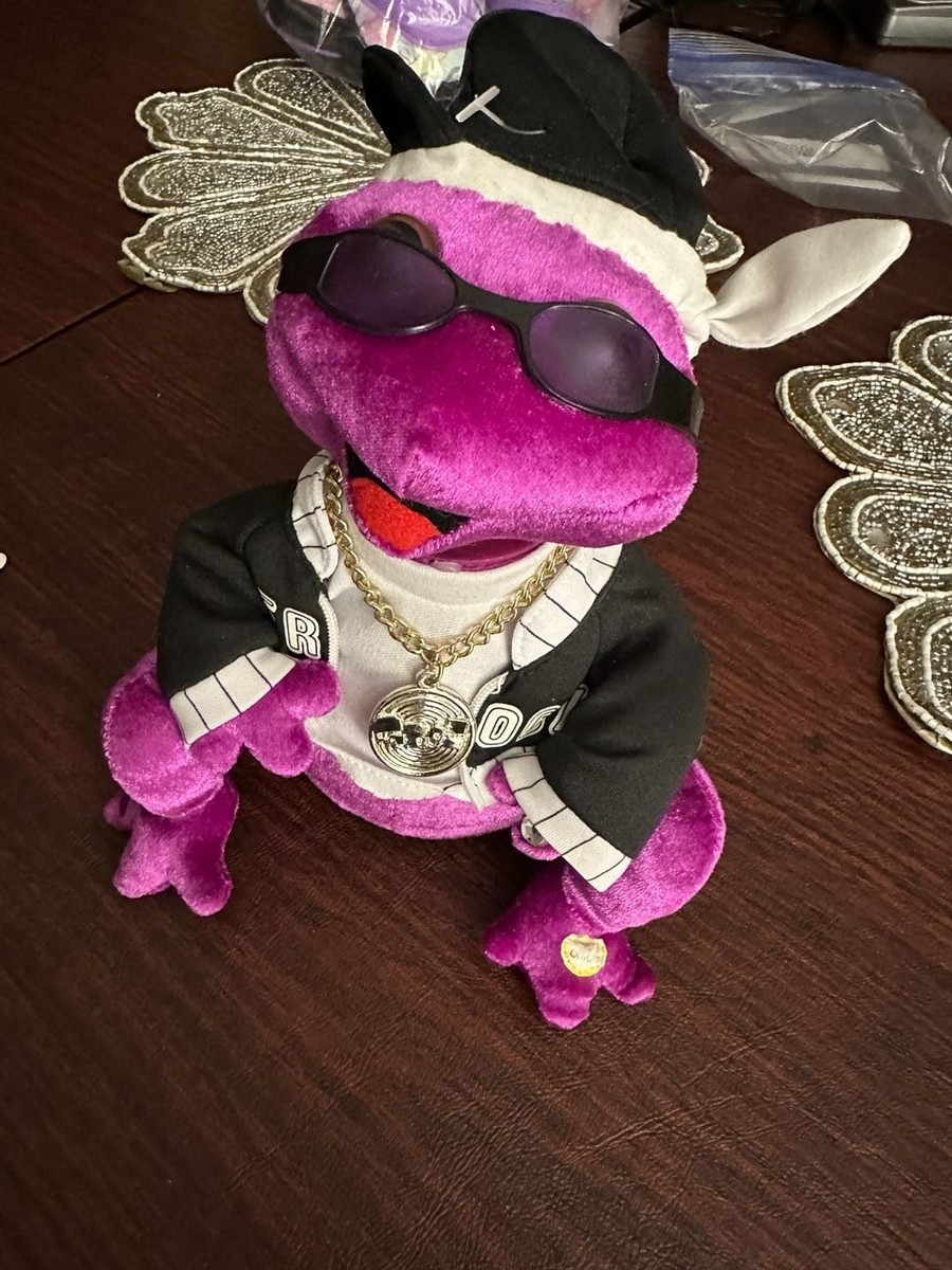 Vintage Gemmy Purple Hip Hop Frogz Dancing Sings In Da Club 50