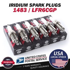 6 Pack Fit NGK Iridium Spark Plugs 2011-2012 for Toyota RAV4 3.5L V6 OEM Genuine