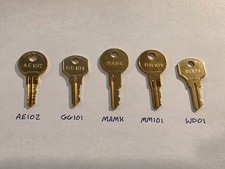 Adams Elevator 5pc Key Set for Fire Service, Independent Service + More