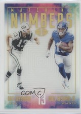 2017 Panini Illusions Matching Numbers Odell Beckham Jr Don Maynard HOF 0nr3