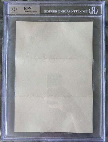 Präsident Richard Nixon signed Autogramm Brief Beckett Authentic BGS Platte - Bild 3 von 3