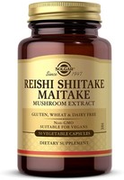Solgar Reishi Shiitake Maitake Pilzextrakt (Adaptiver Komplex) 50 Kapseln
