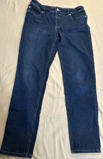 SO SLIMMING by Chico's Dark Wash Denim Jeans Straight Leg Women's Size 1 Regular